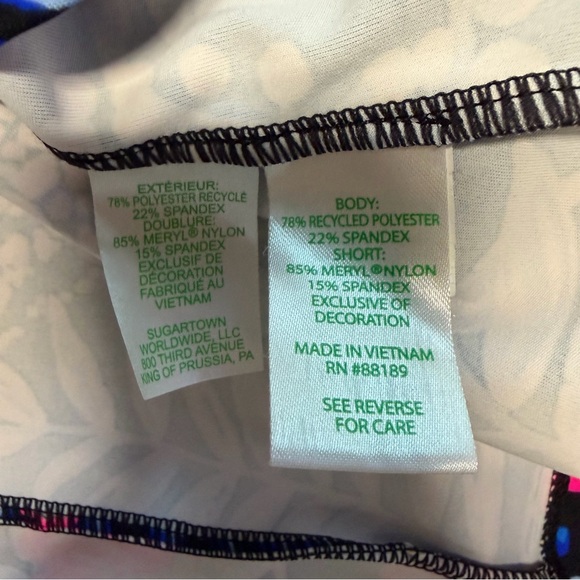 Lilly Pulitzer Luxletic Rosalla Skort Onyx Earned Stripes - Picture 10 of 11